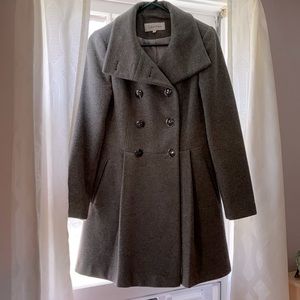 Gray Calvin Klein Peacoat